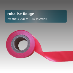 Rubalise Plastique 70 mm x 250 m – Balisage et Signalisation Extérieure